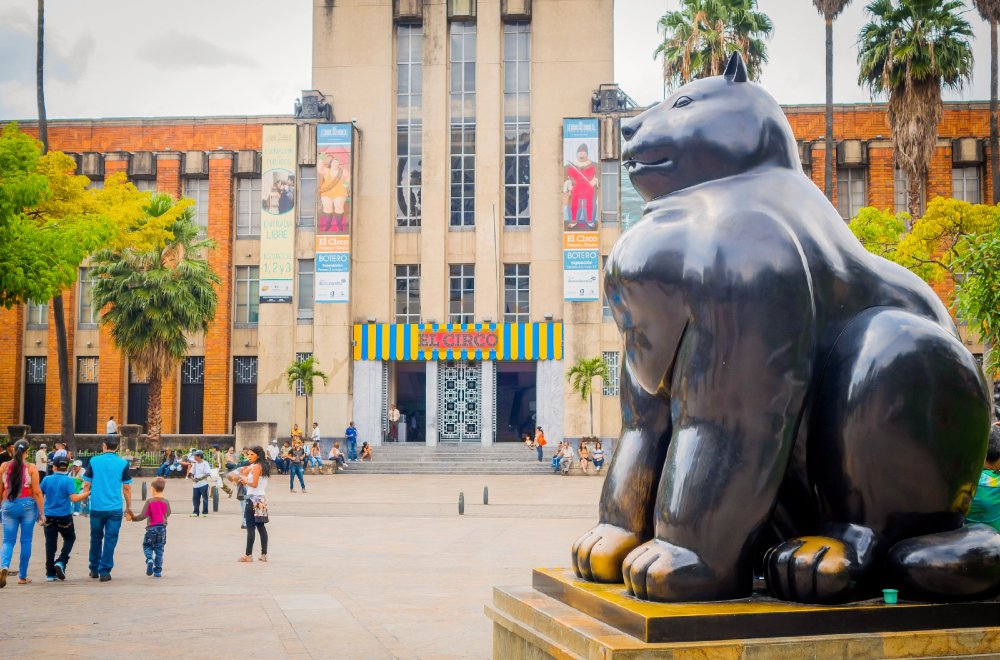 Plaza Botero statue Medellin